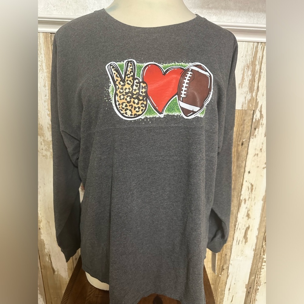 NEW Spirit Jersey Football Shirt Long Sleeve woman’s Size large